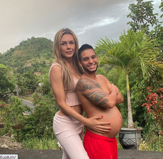 Pareja trans realiza su sueño de tener un hijx