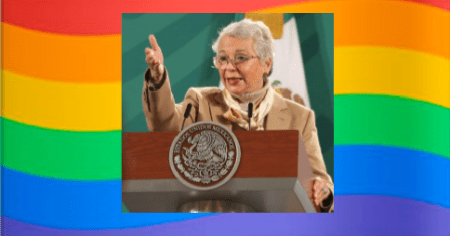 Violencia y discriminación a personas lgbt es inaceptable: Olga Sánchez Cordero