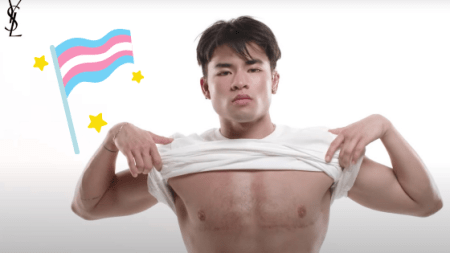 Chella Man, primer hombre trans con discapacidad en modelar para YSL