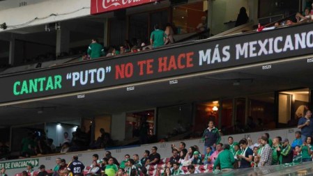 Prohibida la entrada por 5 años a quien grite ehh p%to! en estadios