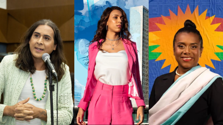 Erika Hilton, Duda Salabert y Robeyoncé, las primeras diputadas trans de Brasil