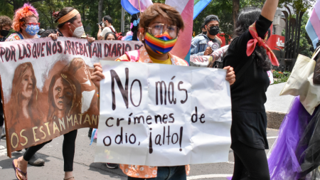 Cada mes se asesinan a 7 personas lgbt en México