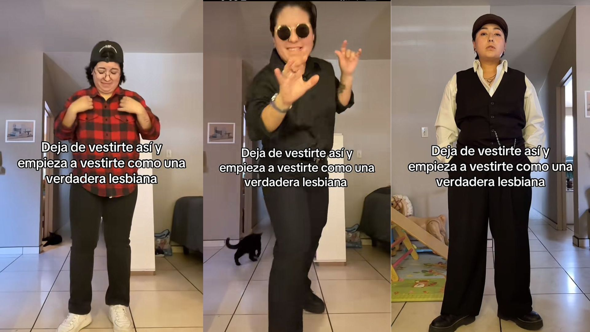 “Vístete como una verdadera lesbiana”:  trend que no soportan los heteres